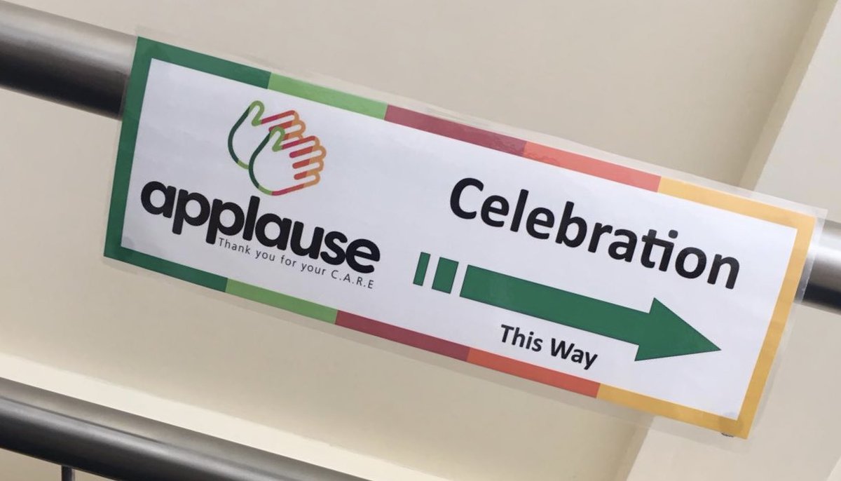 royalhospital's tweet photo. We’re all ready for this afternoon’s celebration event! Our #Applause awards are all about recognising colleagues who’ve received a special thank you from patients, relatives and colleagues! #ExtraMile #ThankYou #FakeFizz #RealCake @ZoeLintinCRH https://t.co/mnR3lrn327
