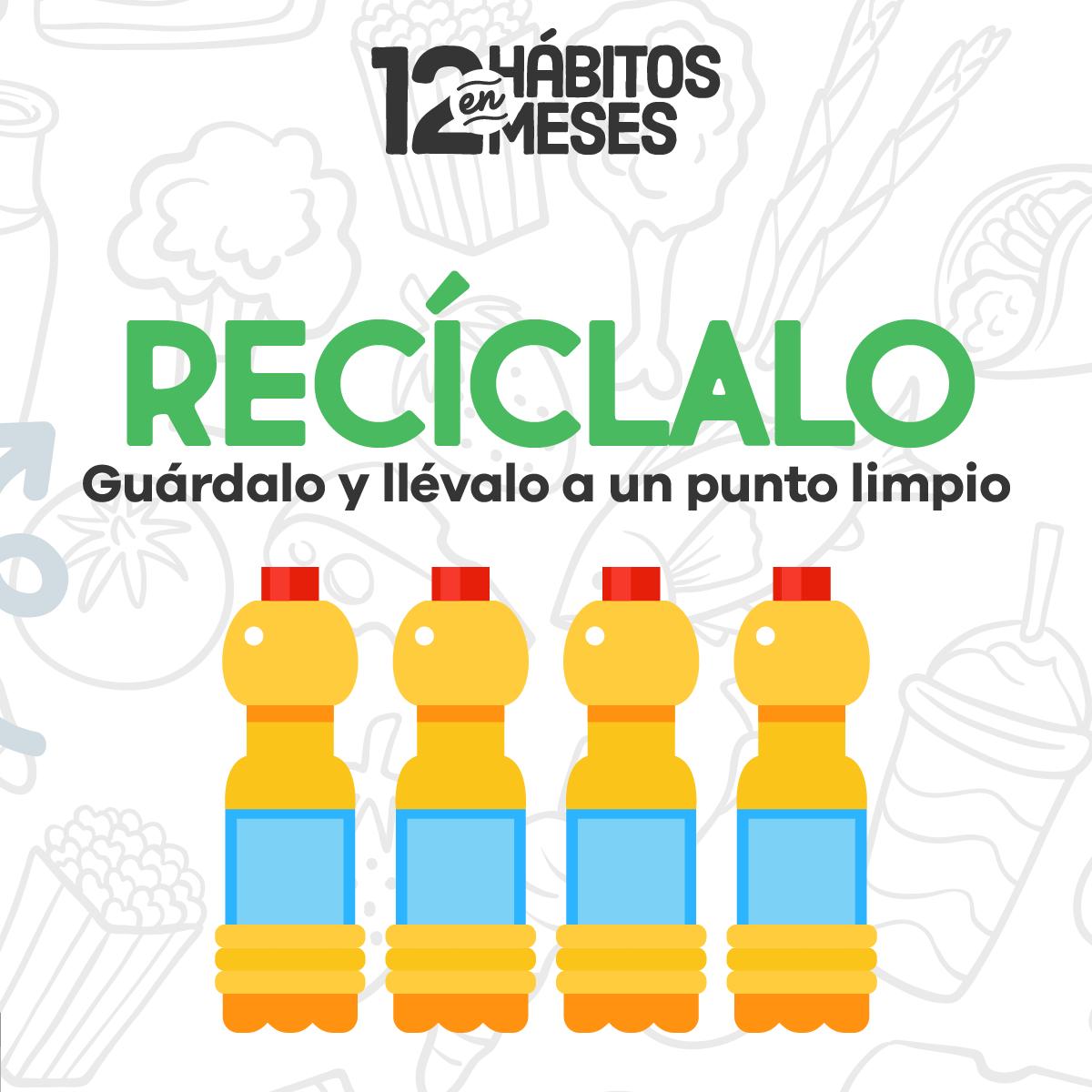 junaeb's tweet photo. @flozulueta @connieachurra @jaime_tohal ♻ Recicla ♻
✅ Enfría el aceite utilizado.
✅ Fíltralo con un colador.
✅ Guárdalo en una botella plástica.
✅ Llévalo a un punto limpio.
*A partir de 10 litros puedes pedir el retiro a #Bioils
Llamando al +56226763341 Whatsapp +56957850154
#12HábitosEn12Meses https://t.co/bUO5NYpw4u