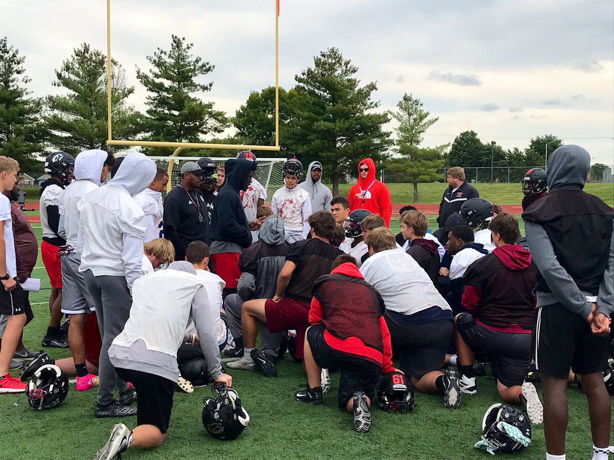 Working on interviews with kids and had the pleasure to hear one of our graduates talking to the <a href="/LSNorthFootball/">Lee's Summit North Football</a> team. His message: you’re being prepared for life on this field... enjoy the small moments and appreciate those who push you to do the right thing.