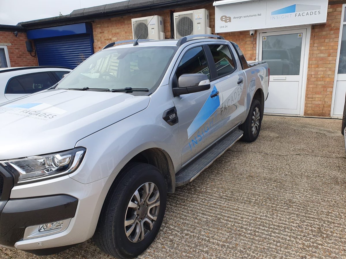facades_ltd's tweet photo. A massive thank you to @thedsignhub for applying the graphics to our brand new Ranger, 1 down and 1 more Ranger to go #Ranger #Graphics #wrap #dsignhub #liverydesign https://t.co/T6sHLY6R3z