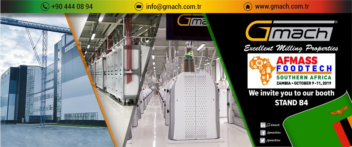 gmachmilling's tweet photo. #milling #gmach #Turnkey #Flour #semolina #maize #feed #treximat #quantuminox #purilina #fourclean #triexta #afmass #zambıa #afrıca #october https://t.co/ODczTXy1SH