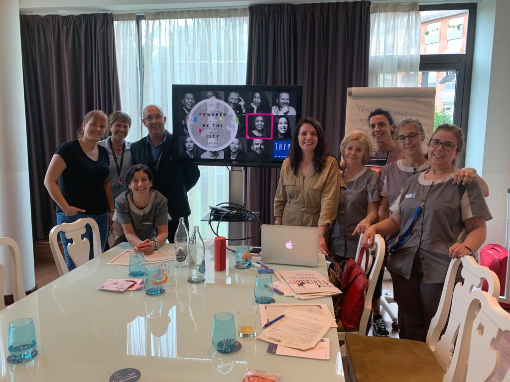 <a href="/TrypGijon/">Tryp Gijon ReyPelayo</a> #poweredbythecity  #formacion #Equipo <a href="/Eliana_Oliveros/">Eliana Oliveros</a> <a href="/TrypHotels/">TRYP Hotels</a> #mhispain