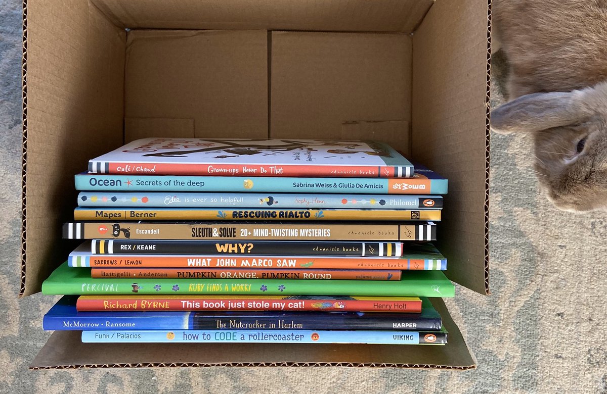 ✨New Giveaway!✨Follow &amp; R/T to enter!Indicate which box you would like in the comments (middle grade or picture book).I’ll add signed copies of Vanderbeekers 1 &amp; 2 in the MG box.💕I’m doing this every 1-2 weeks, so stay tuned!Contest ends 10/4 @ 8pm EDT. US only. #KidsNeedBooks