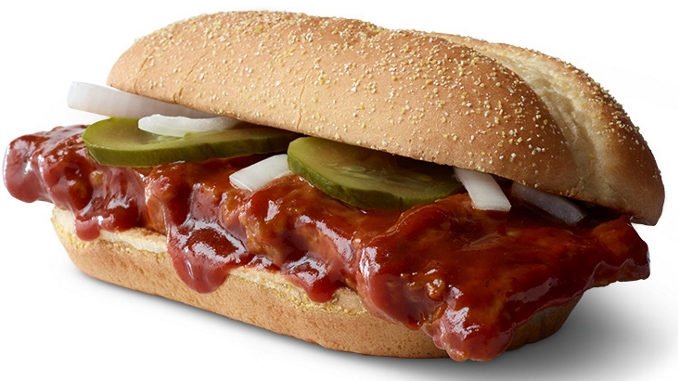 KMJNOW's tweet photo. Sink your teeth into this #Friday debate -- @McDonalds is bringing back the #McRib next week (for a limited time). @tonymanes12 says "Yum" but @MattOtstot says "Yuck!" What say you? #KMJMorningNews https://t.co/ZjnGqDis0M