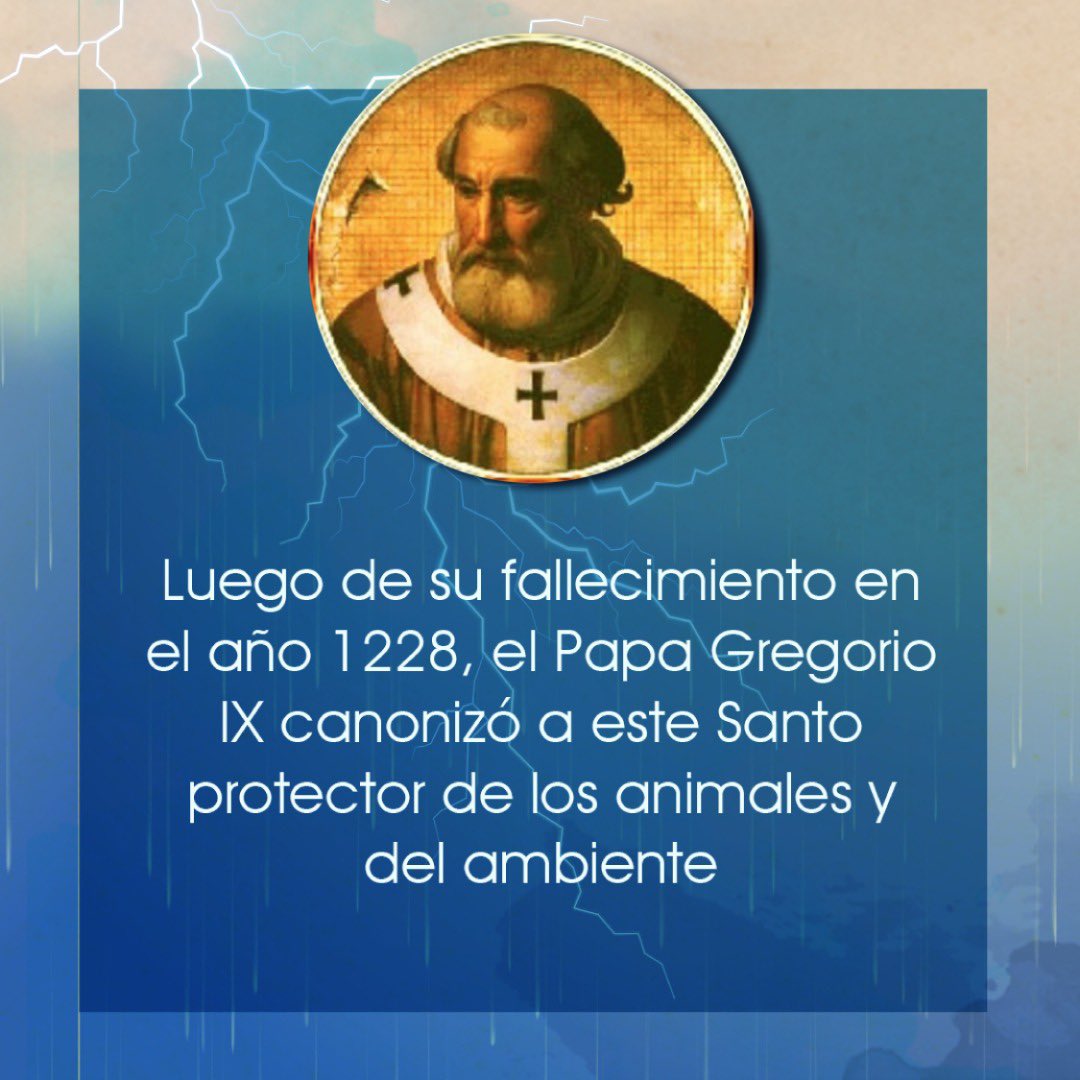 NestorLReverol's tweet photo. DATO 👉🏽 “El cordonazo de San Francisco se hace notar, tanto en la tierra como en el mar” Anónimo. Conoce más sobre este día #4Oct https://t.co/tnxGYhMX4v