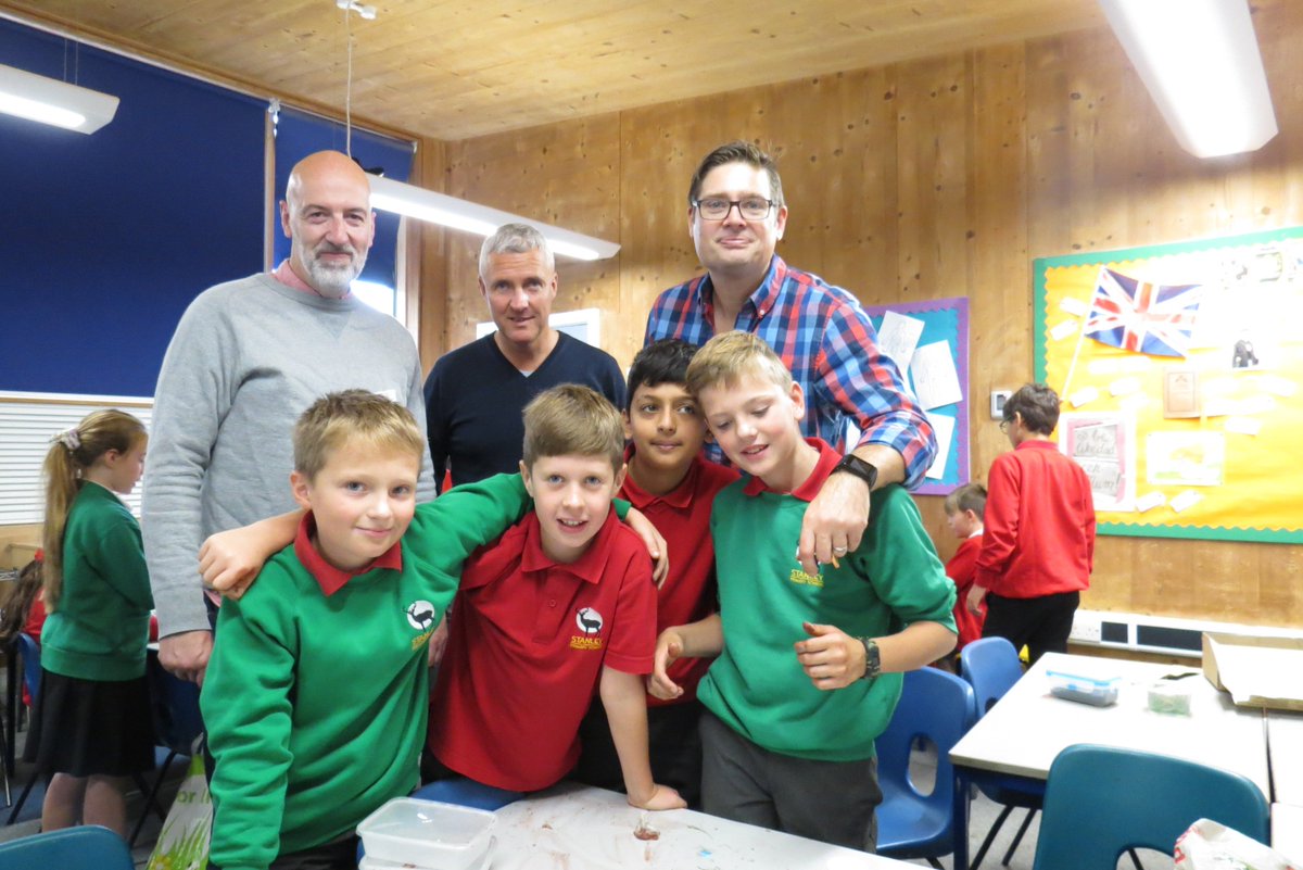 StanleyPrimary's tweet photo. "We had a fantastic day with our Dads coming in to help us make Anderson shelters.  We’d like to say a HUGE THANK YOU to all the dads who came to help – we loved it!" - Year 6

Thanks to all the 'men' who made BAMTS Day so special!
https://t.co/8aCBsi8uhf https://t.co/1CCvvjR0oX