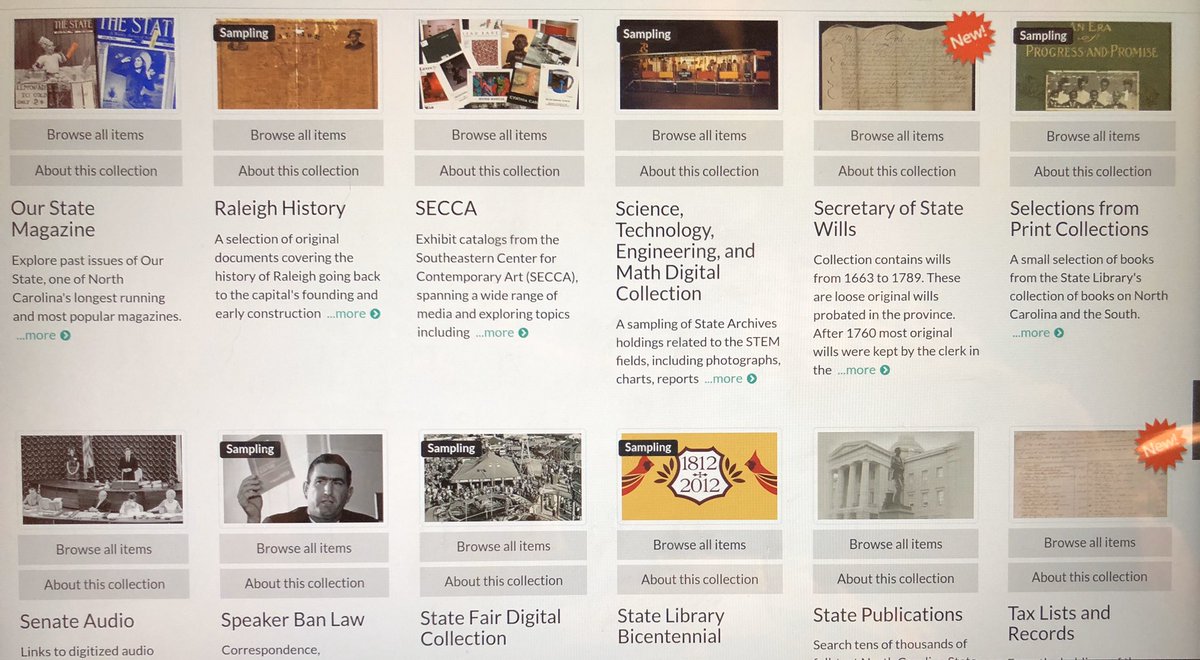 Check out the North Carolina Digital Collections for your Ts &amp; Ss today! Take a look at these collections! digital.ncdcr.gov <a href="/ForEverythingNC/">SLNC Government & Heritage Library</a> <a href="/NCArchives/">State Archives of NC</a> #NCSLMA19 #LCSstrong2theCore #LincolnK12 #LincolnSchoolLibraries #LincolnDigital