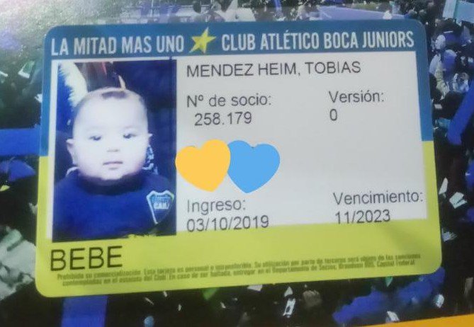 Roberto96039715's tweet photo. Bostero desde la cuna!!! https://t.co/rkTJaU7epu
