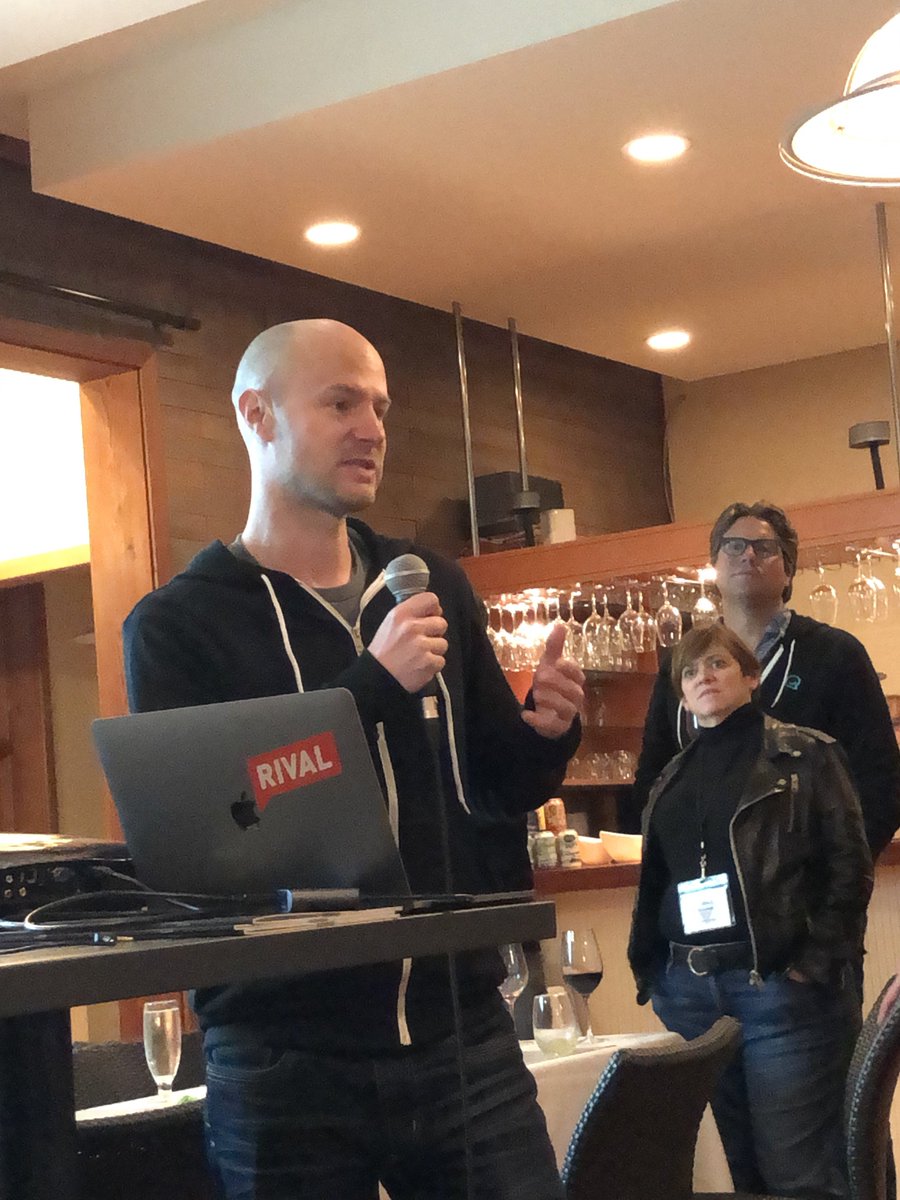 RivalTechCo's tweet photo. Held our first #hackathon this week during the two-day @RivalTechCo and @Reach3Insights offsite. 👩💻 👨💻 Super impressed with what our engineers came up with in just a few hours! 🧠 #mrx #bctech #yvrtech https://t.co/j39KzUuyEz