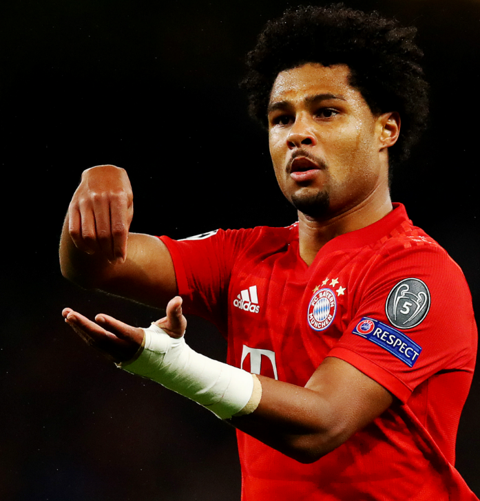 InvictosSomos's tweet photo. Después de haber marcado 4 goles y dar 1 asistencia ante el Tottenham, Serge Gnabry fue elegido como el MVP de la jornada en la UEFA Champions League. No podía ser otro. Tuvo una de las mejores actuaciones individuales en TODA la historia de la competición. MÁS QUE MERECIDO. https://t.co/p604EBFdlK