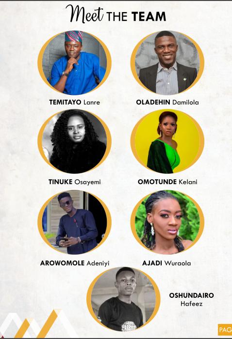 ojulogenigeria's tweet photo. Meet our Galant Team
#MON2019 is tomorrow, what are you waiting for? Book your tickets today
📌: @owucrownhotel Monatan Ibadan
📅: Oct 5th 2019
🕐: 3pm prompt
@damioladehin @MorTUNEZ @jayhemkay11 @TheReal_Hafeez @TEMITAYOLANRE https://t.co/WzBwNNzTyL