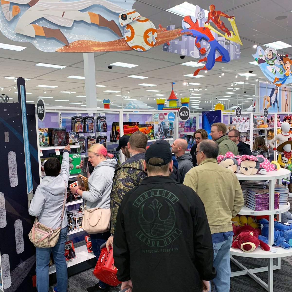 Target News (@targetnews) on Twitter photo The team at our Maple Grove, Minnesota, store welcomed early-bird guests to the opening of Disney store at Target—one of the first 25 “shop-in-shop” experiences to open across the country this morning. The team at our Maple Grove, Minnesota, store welcomed early-bird guests to the opening of Disney store at Target—one of the first 25 “shop-in-shop” experiences to open across the country this morning.