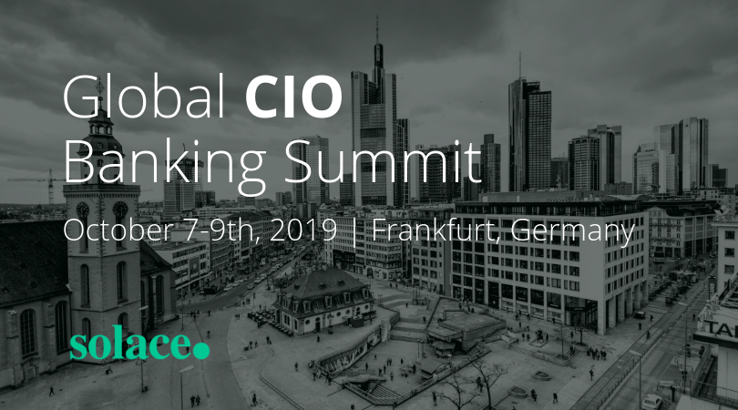 solacedotcom's tweet image. Will you be at the Global CIO Banking Summit next week in Frankfurt? 

Talk to our experts while you&apos;re there to learn why Solace is relied on by 6 out of the 10 world&apos;s biggest investment banks. 

More info here: solace.com/use-cases/indu…

#GCIOB