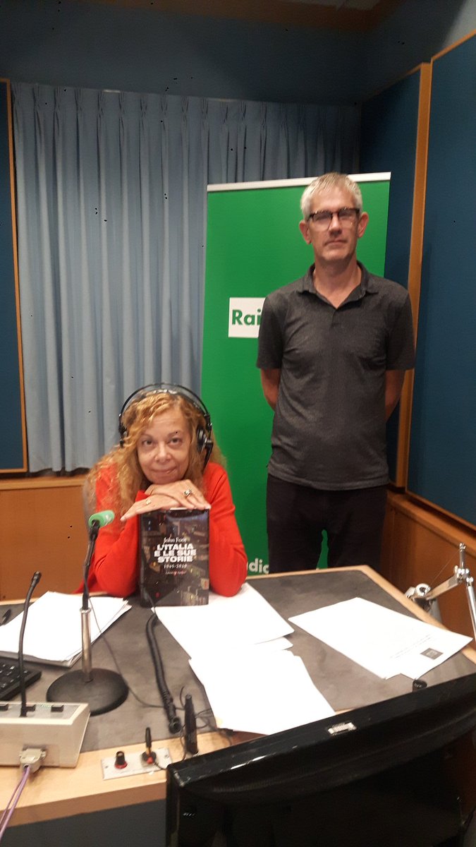 nicatta's tweet photo. Tra pochi minuti #johnfoot ospite di #fahrenheit @Radio3tweet con @LaLipperini per parlare di #italiaelesuestorie @editorilaterza https://t.co/2A8OOgXWpU