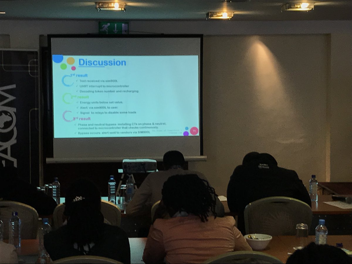 TechWeek2's tweet image. Fidel Makatia is currently presenting on IoT Meter Implementation 

#IoT #techweek2019 #techweeknairobi #techweek