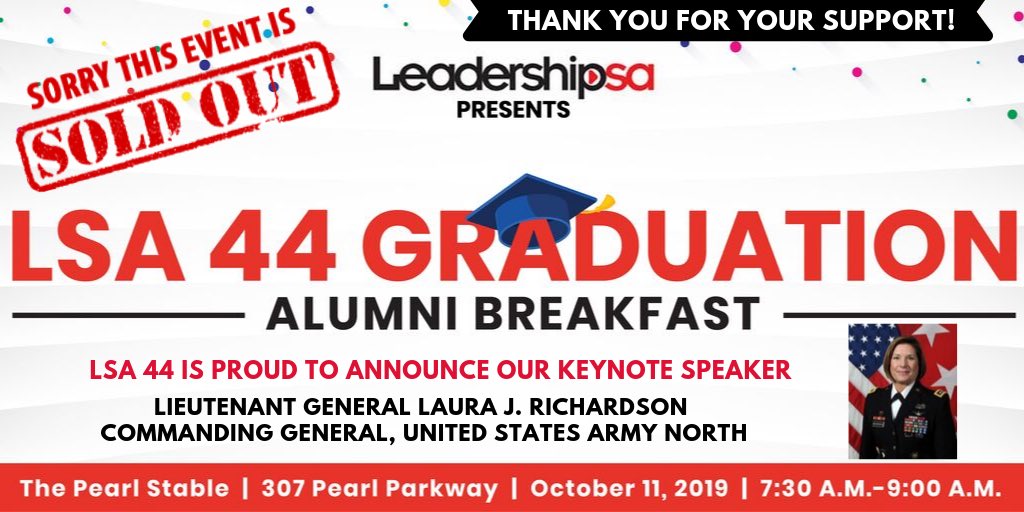 LauraCab11's tweet photo. One week from today!! Can’t wait! #lsa44 #leadership #300andbeyond #militarycityusa https://t.co/t8NVtmEdnV