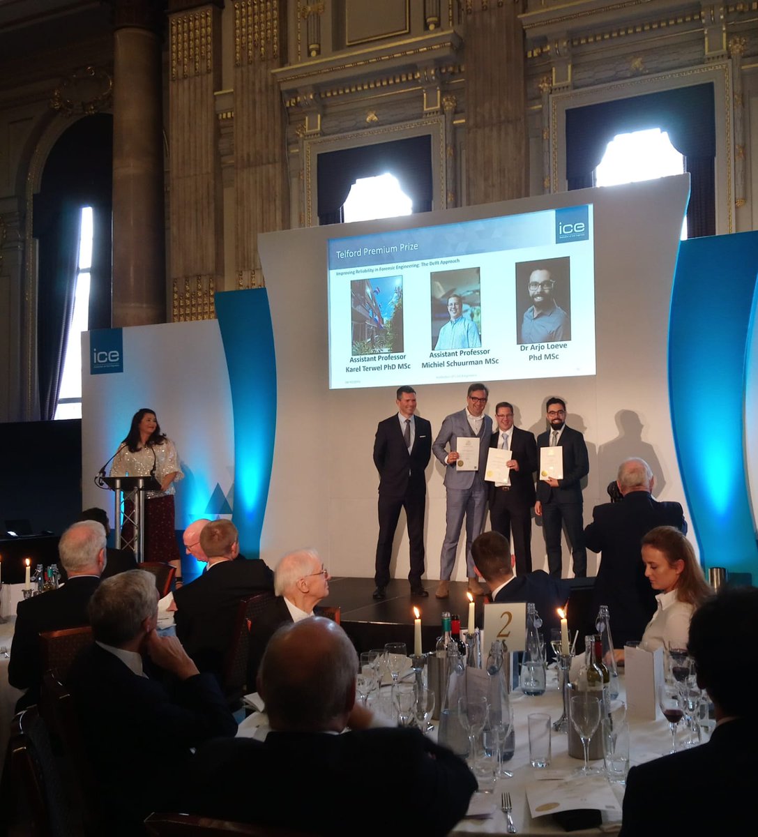 A Civil, an Aerospace and a BioMechanical engineer teamed up, made a MOOC, published their Forensic Engineering method and now got an #ICEaward for it! #tudelft #forensics