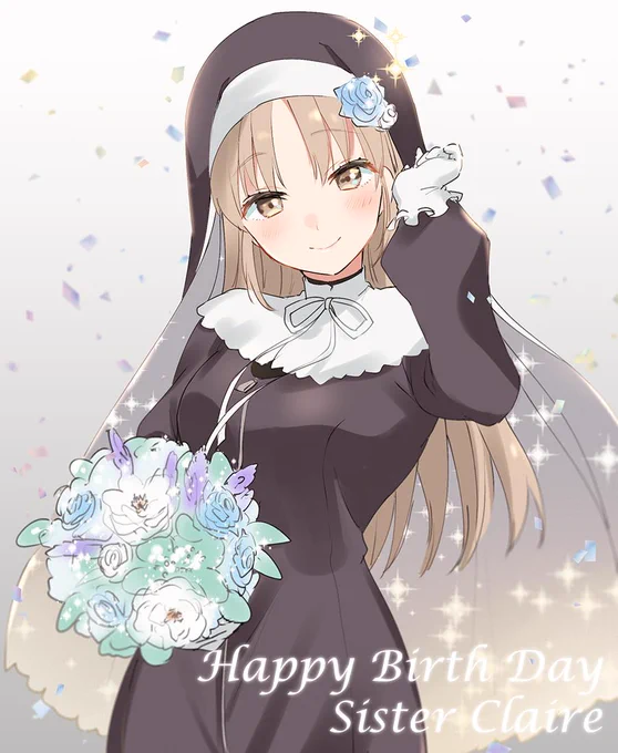 お誕生日おめでとうございます!誕生日配信もMFも最高でした。これからも応援してます! #描いたよクレアさん 