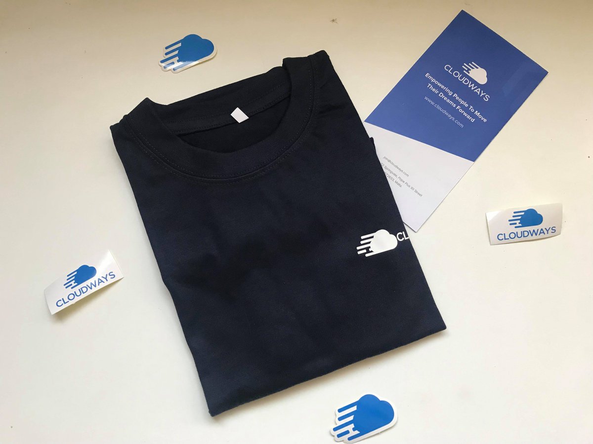 Cloudways's tweet photo. @MagentoBaltics Hey there attendees!

Don't forget to pick up the Cloudways #swags we have sent for you 💙

#meetmagentobaltics https://t.co/LTiO4I2n29