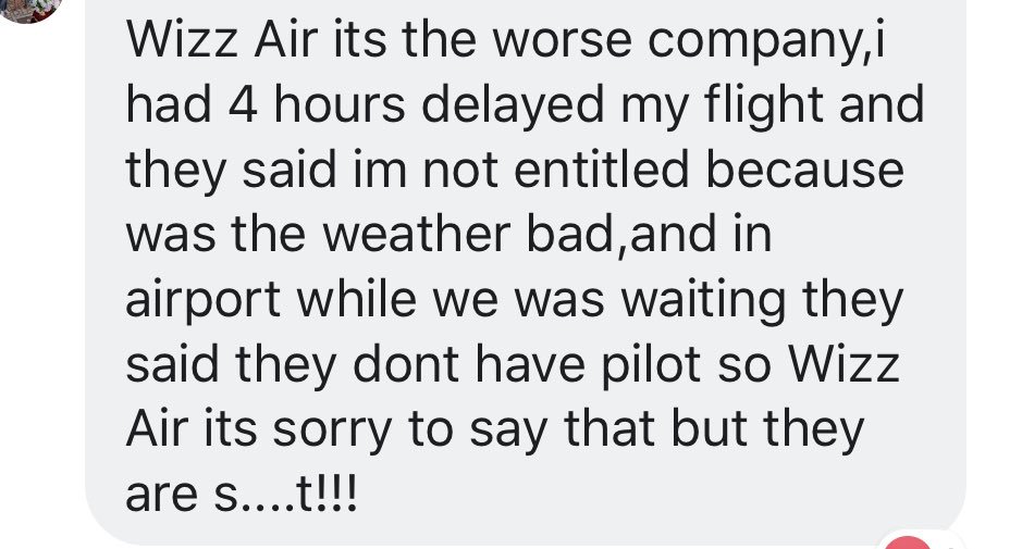 adinag16's tweet photo. #customersHAVErights @wizzair #shame on you https://t.co/LufrhEv9Aa