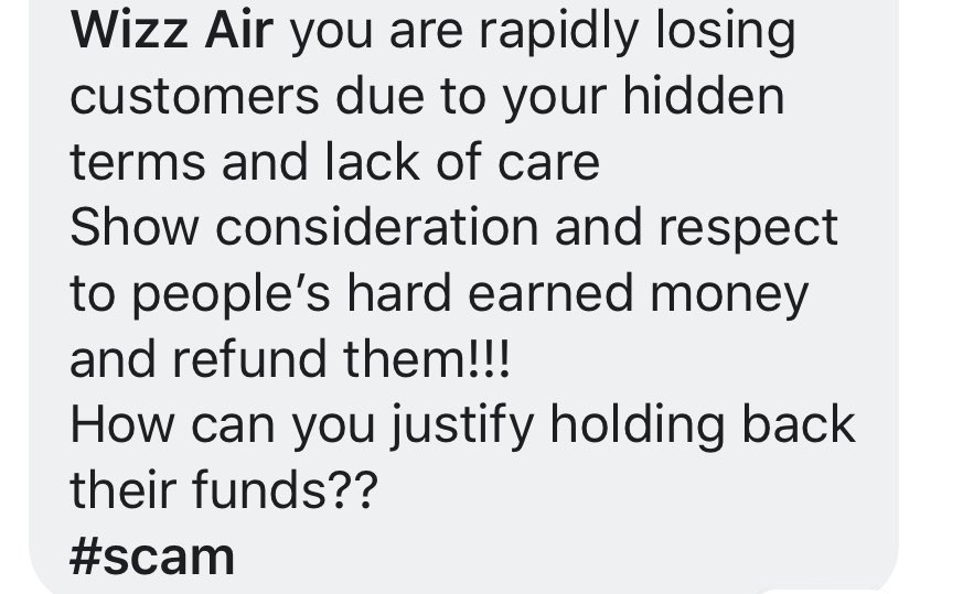 adinag16's tweet photo. #customersHAVErights @wizzair #shame on you https://t.co/LufrhEv9Aa