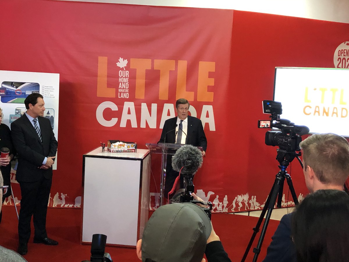 BIG press event of <a href="/LittleCanada_/">Little Canada</a> at 10 Dundas East, Canada’s next big attraction. <a href="/FrontFundr/">FrontFundr</a> is proud partner enabling every Canadian to invest and own a little piece of Little Canada, Our Home &amp; Miniature Land. Coming soon on FrontFundr.