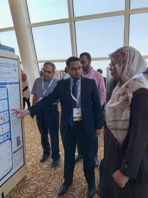 ACCinTouch's tweet photo. A look at some of the discussions happening during the poster session breaks at #ACCIntlConf in Dubai, 🇦🇪. Read more about the new science presented this year: https://t.co/3JN87diInc https://t.co/oXTBF9ZI8B