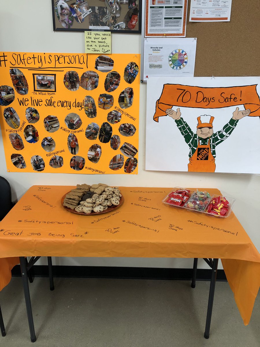 ecommittee6925's tweet photo. We’re celebrating at Shorewood, 70 days safe and some great pictures to celebrate #safetyispersonaljeff https://t.co/8BkFCUgxPE
