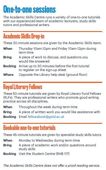 GoldsmithsASC's tweet photo. One-to-one sessions start next week! https://t.co/y1XVMtRG3F https://t.co/6ee540Jk2L