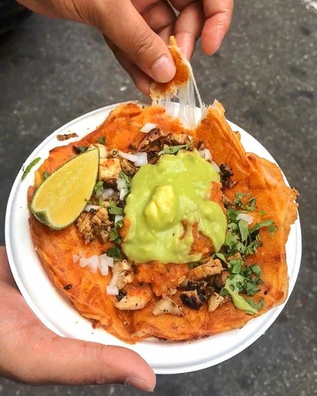 Life isn’t always Tacos &amp; Tequila but it should be! 
Happy National Taco and Tequila day! Is it a coincidence that it’s on a Friday? 😉
In Picture-
Pollo Asado Cheese Shell Taco (Secret Menu) 🤫
.
.
.
📍Los Tacos No. 1, Hell’s Kitchen
.
.
.
#Tacos #Chee… ift.tt/2Io2zZG