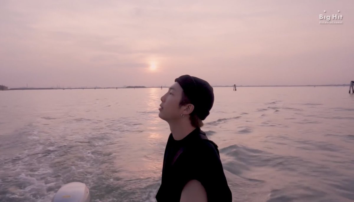 Time for the night boat ride and lingering shots. Like with the art, he focuses on a landscape and keeps his gaze there, taking it in, while also showing it to us for several breaths. In our world of videos that stoke the idea of 2-second attention spans, this feels radical.