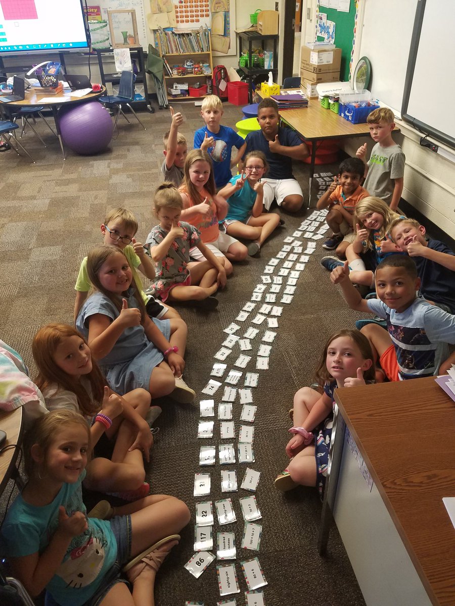 It's the day before fall break so we decided to tackle the ENTIRE place value match.