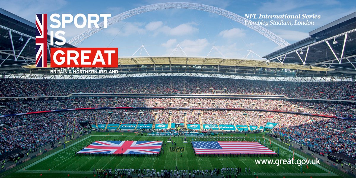 The <a href="/NFLUK/">NFL fan in the UK</a> London Series begins today as the <a href="/ChicagoBears/">Chicago Bears</a> take on the <a href="/Raiders/">Las Vegas Raiders</a>.

#DidYouKnow 🇬🇧 sports-related goods exports were worth £500m in 2018 - up 10% on the previous year. ​

#SportisGREAT #NFLUK