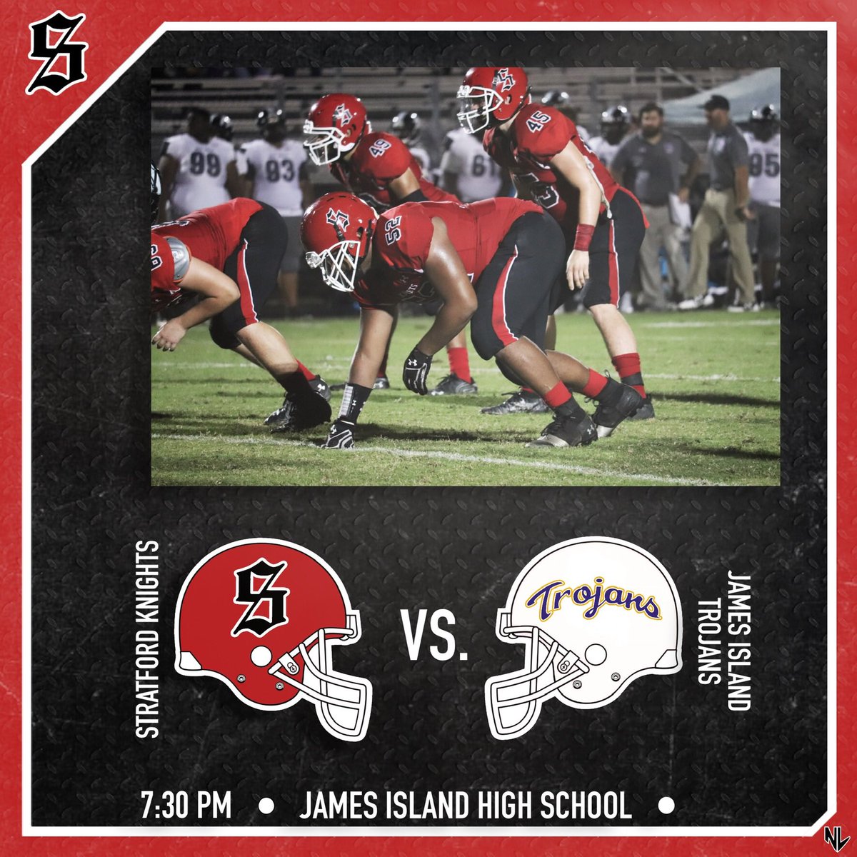 SHSKnightsFB's tweet photo. Game day tonight against James Island! https://t.co/FeHHFShtiF