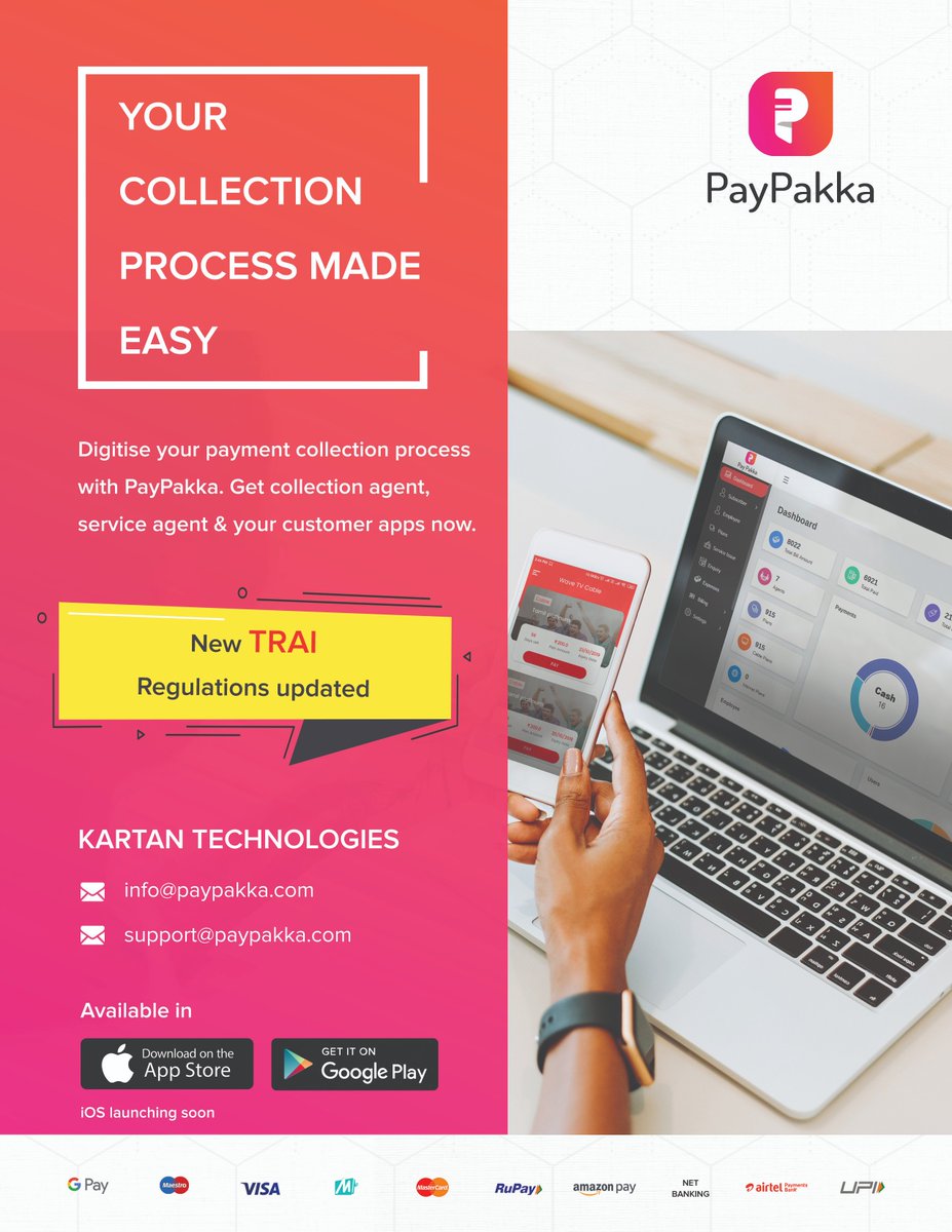 PakkaPay's tweet image. #cabletv #TACTV #SCV #Polimer 

paypakka.com
info@paypakka.com