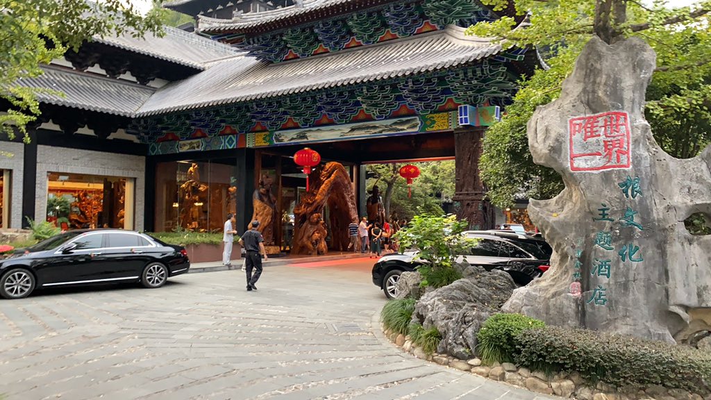 yakoufly's tweet photo. 浙江衢州开化市醉根山房酒店👍根雕主题酒店 https://t.co/gwOnW8SNjX