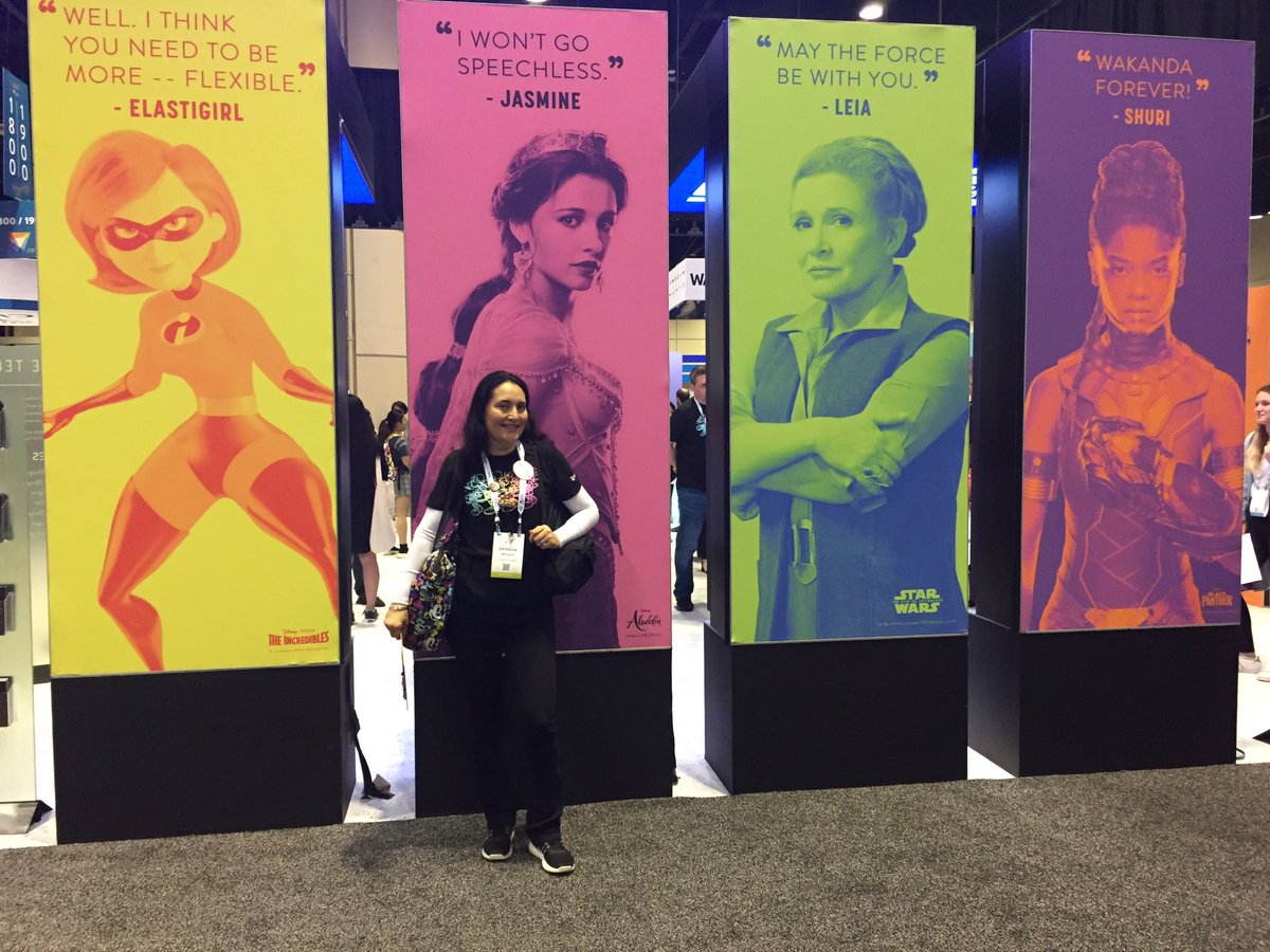 wdigriselda's tweet photo. Grace Hopper 2019. So inspirational! You can do anything! #DisneyTech https://t.co/T8Xls4pXWh