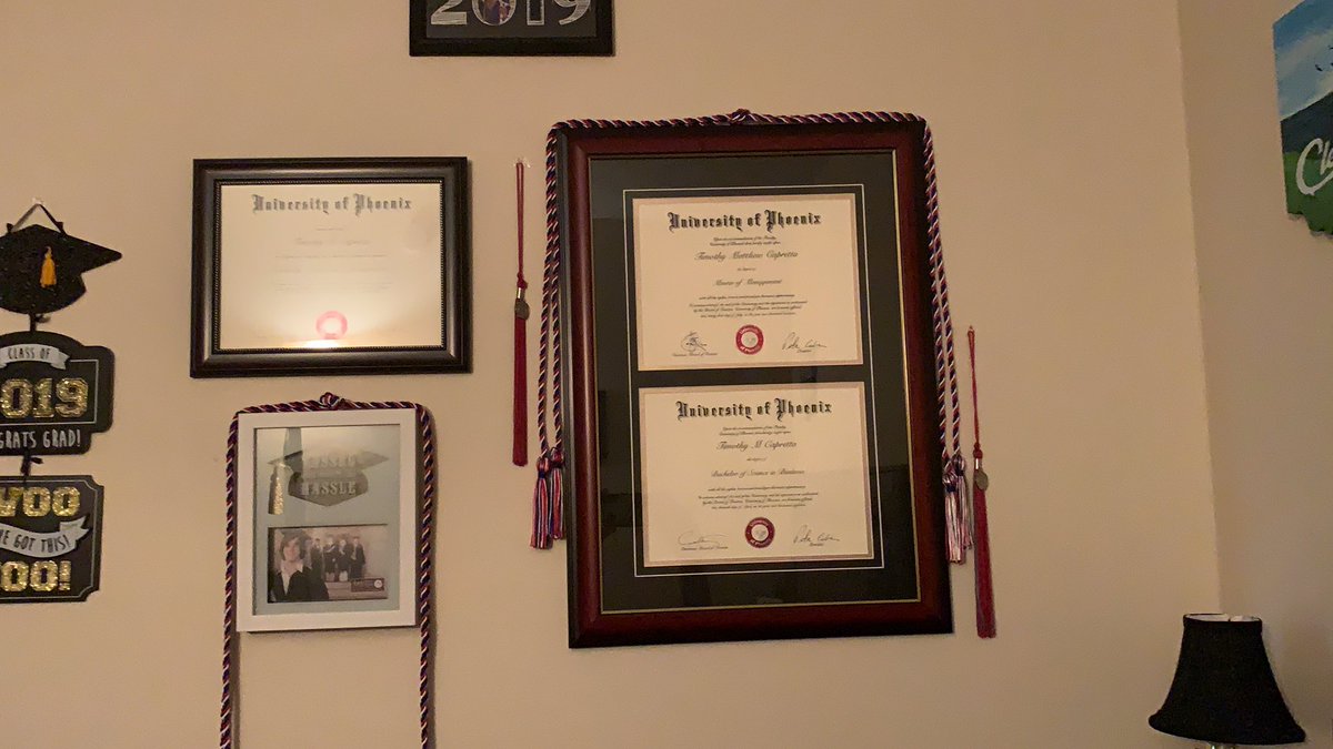 TimothyCapretta's tweet photo. What do you do when your GI Bill runs out? Well you use Home Depot Tuition assistance. #hospitalitymanagement certificate #bachelorofscienceinbusiness #masterofmanagement https://t.co/KZ0zh6TMtG