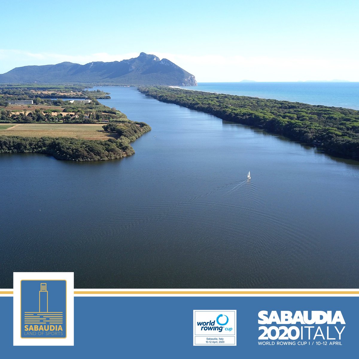 👉 Here is the 2000m race course that will host the best rowers in the world: will you be there? 😍 Discover more on sabaudiarowing.com!
