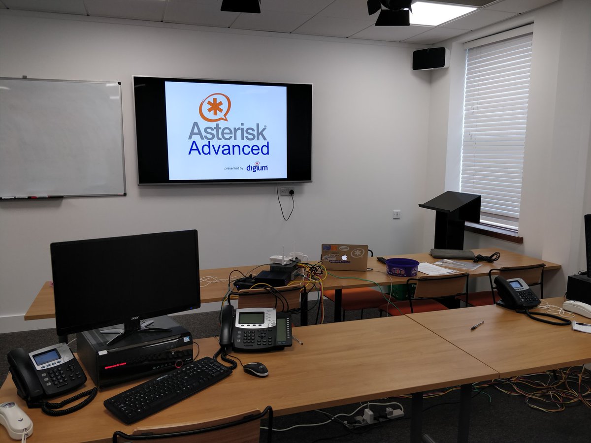 David Duffett (@dduffett) on Twitter photo Thank you <a href="/swoody/">Simon Woodhead</a> and <a href="/SimwoodeSMS/">Simwood</a> for providing a great venue for the #Asterisk Advanced class this week!
The class went went and everyone felt welcomed and at home 🙂
<a href="/digium/">Digium, a Sangoma Company</a> <a href="/Sangoma/">Sangoma</a> Thank you <a href="/swoody/">Simon Woodhead</a> and <a href="/SimwoodeSMS/">Simwood</a> for providing a great venue for the #Asterisk Advanced class this week!
The class went went and everyone felt welcomed and at home 🙂
<a href="/digium/">Digium, a Sangoma Company</a> <a href="/Sangoma/">Sangoma</a>