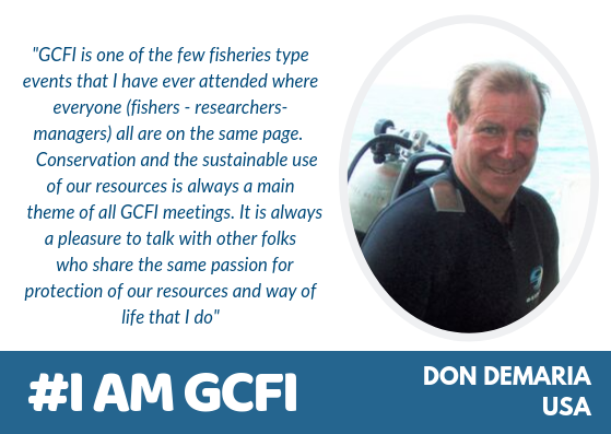 gcfi_fisheries's tweet photo. What does GCFI mean to you?

#IAmGCFI #YoSoyGCFI #GCFIConnect #GCFI72 #Family #Friendship #Networking #FisheriesForFishers https://t.co/urHbsGIeqo
