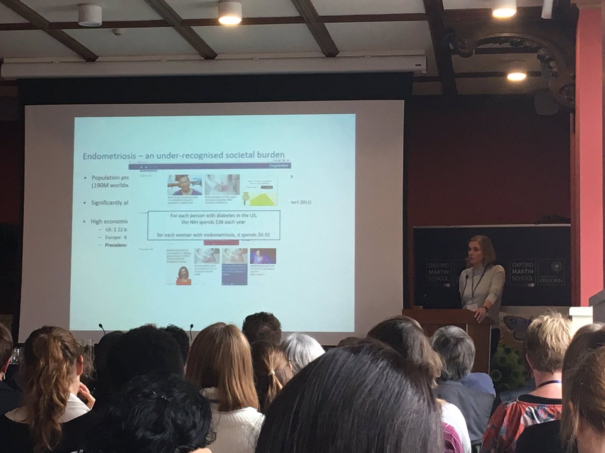 dperro_wrh's tweet photo. Great talk by Professor Zondervan @Ox_wrh, here highlighting the serious under-funding of endometriosis when compared to type two diabetes https://t.co/8NVkaywL4S