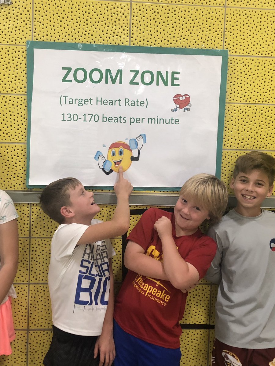 ChenowethDenise's tweet photo. 5th graders take their pulse then move to their heart rate zone! #targetheartrate @NicoleKNorris @BCPSPhysEd @Prettyboyes1 https://t.co/Gkw6d1zRZ0
