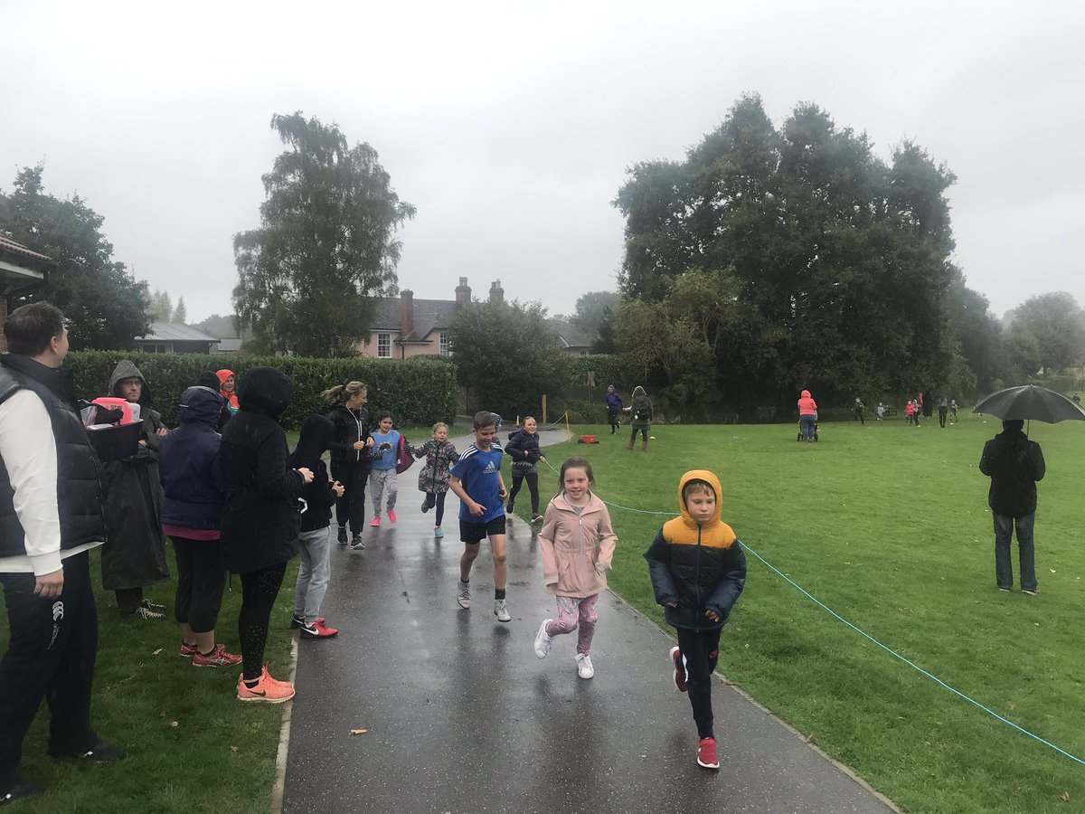 TrullSchool's tweet photo. Thank you to everyone who has supported, been involved with and taken part in our fun run today in aid of @mssocietyuk it has been a great success despite the rain. Thank you. https://t.co/eEHrJoD3x0