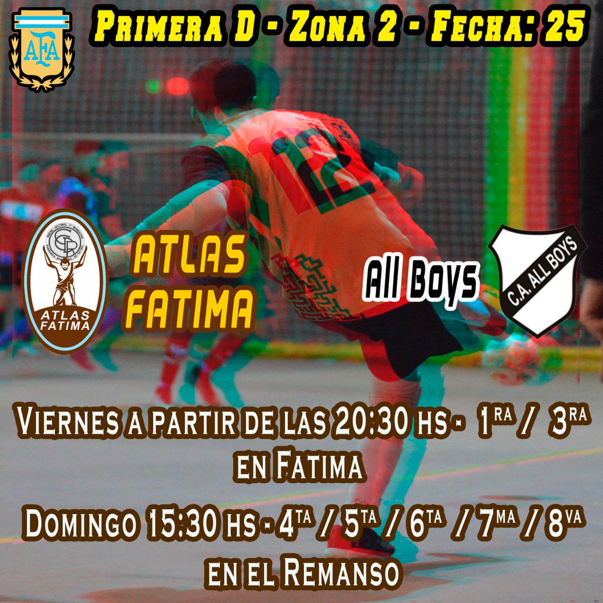 #TodosAlMorumbi
Últimas fechas del torneo
Dale #Atlas
<a href="/pasionfutsal/">Pasión Futsal</a> 
<a href="/julianeldiez/">julian garcia</a> 
<a href="/PrensaClubAtlas/">Prensa Club Atlas</a>