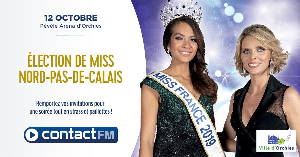RadioContactFM's tweet photo. [JEU - ORCHIES]

Qui succédera à Annabelle Varane ?🤩

Choisissez votre miss préférée et participez à son Élection 👑

Pour remporter vos places, inscrivez-vous vite, juste ici : https://t.co/NHZ2jr9aTw ou jouez avec Tristan dans #LeGrandDrive de 16h à 20h 📲 https://t.co/67rD4DEYDn