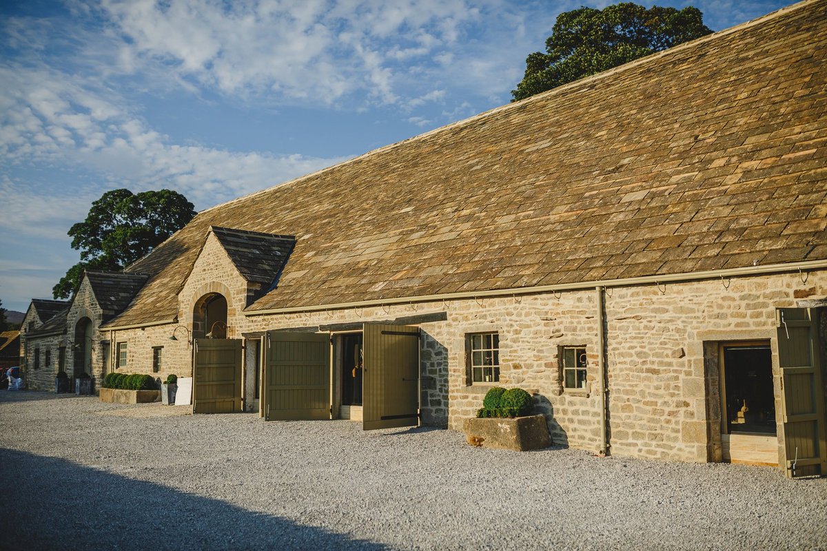 RICSnews's tweet photo. @LandmarkTrust @InsallArch 🏆 The Great Barn, Skipton, has won the Commercial category, sponsored by @Together_Money. 

Originally built in 1519 the medieval barn has been transformed into possibly the finest wedding barn in the UK. @Bolton_Abbey @PBArchitects 

#RICSawards https://t.co/BkoxzAF9PU