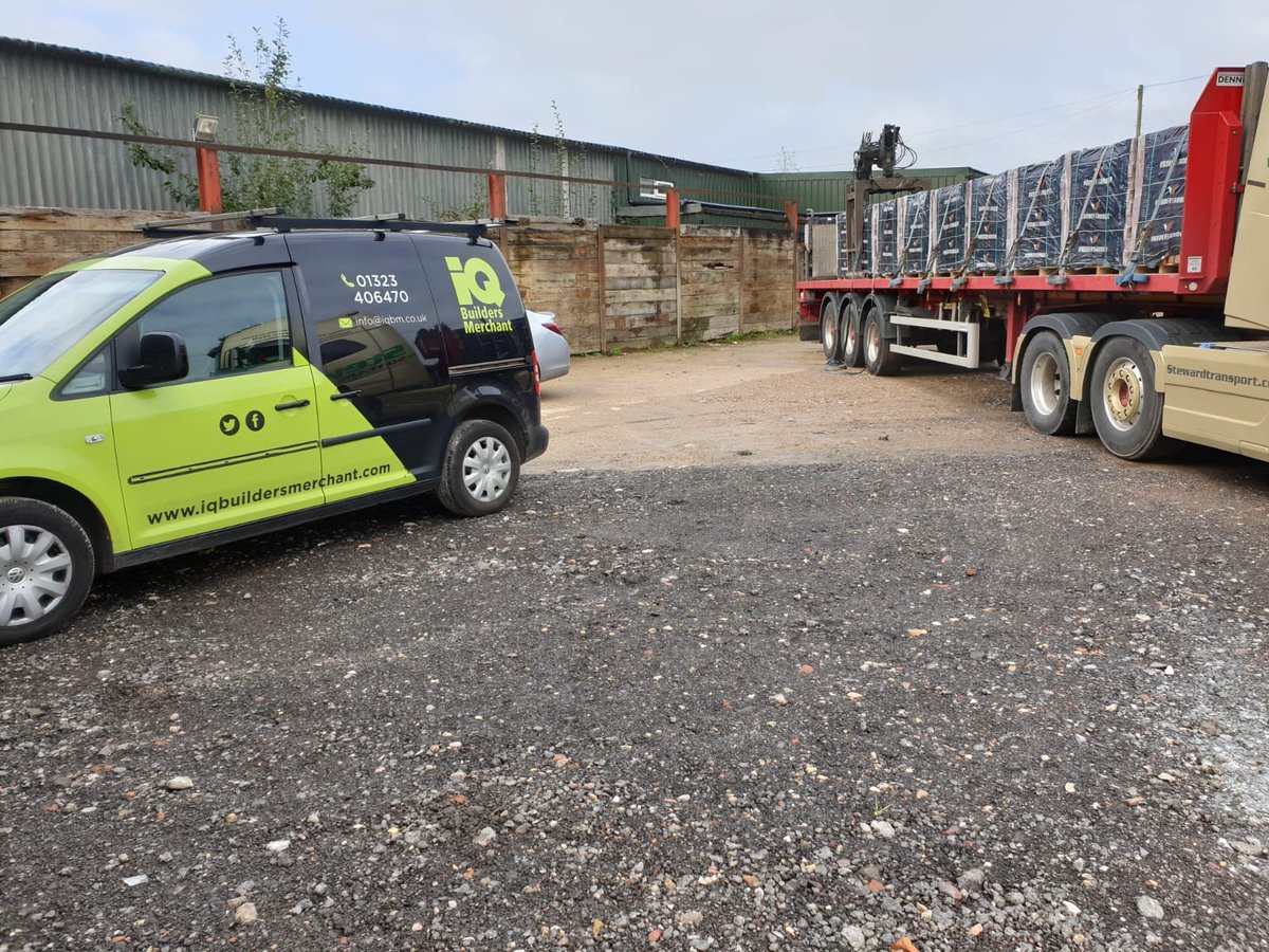 IQBMLtd's tweet photo. Our new journey begins. Today we have had our first stock items delivered and offloaded.

Thanks to @Vandersanden for the loads of Blenheim Red Multis and Cottage Mixtures.

Give us a call on 01323 406470 or email sales@iqbmonline.co.uk for a price.

#stock #sales #bricks https://t.co/feJLe940vE