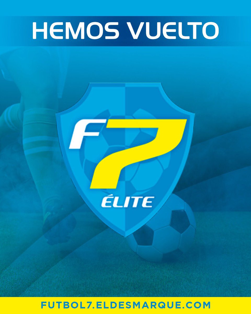 F7Elite's tweet photo. 📢📢 ¿Preparados para volver a los terrenos de juego? 😲🤷🏽‍♂️😂
🗓El próximo lunes regresa la competición en Fútbol7 Élite⚽️🙌🏼
🏟Demetrio Pichel
🔜Os esperamos‼️ https://t.co/y1pLlg8Ovs