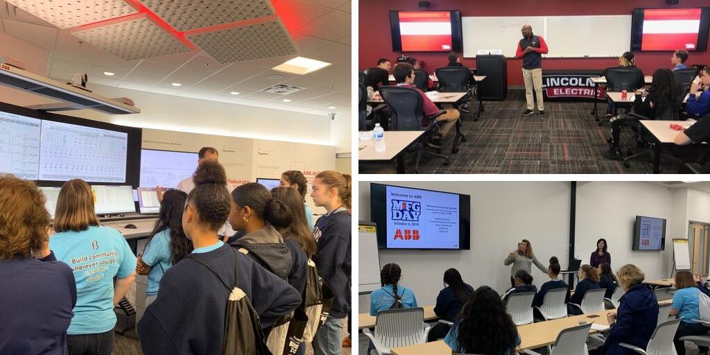 As a part of #IWMfgDay, over 70 #NEOhio high school students are touring top area #manufacturers including <a href="/LincolnElectric/">Lincoln Electric</a> and <a href="/ABBNorthAmerica/">ABB North America</a> to see some of the exciting opportunities a #manufacturing career can deliver.

<a href="/IndustryWeek/">IndustryWeek</a> <a href="/DeltaDentalOH/">Delta Dental of Ohio</a> @ABBMotorsMechUS #MFGDay19